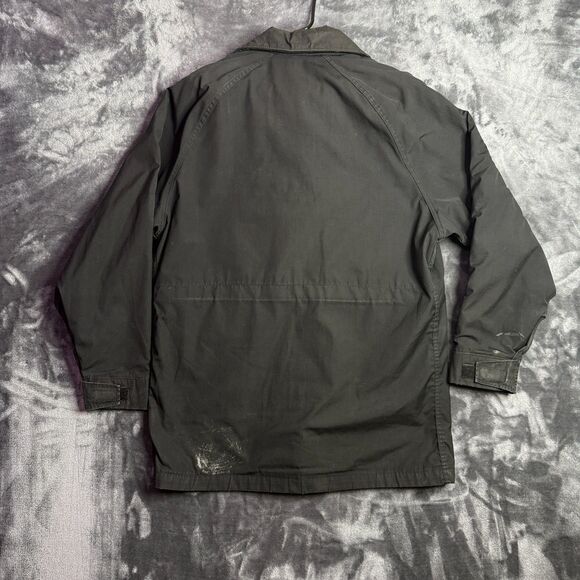 Vintage Woolrich Barn Field Coat Wool Flannel Lining Size XX-Large Black - Picture 8 of 10